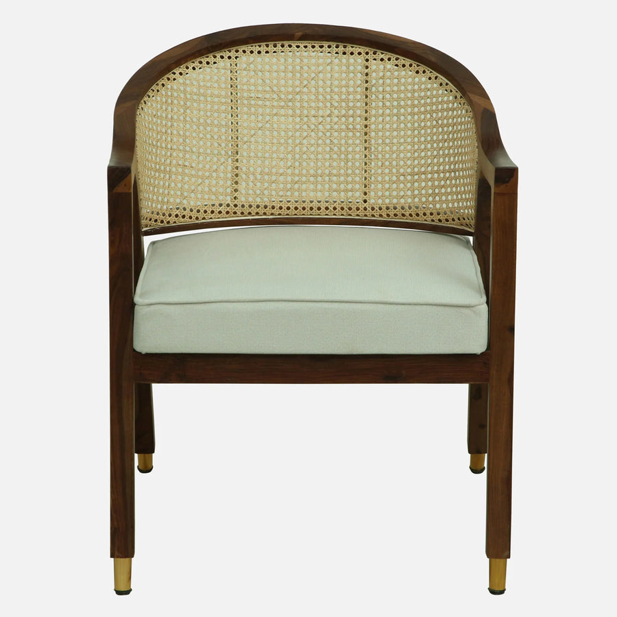 Malta Sheesham Wood Chairs In Provincial Teak Finish (Set Of 2)
