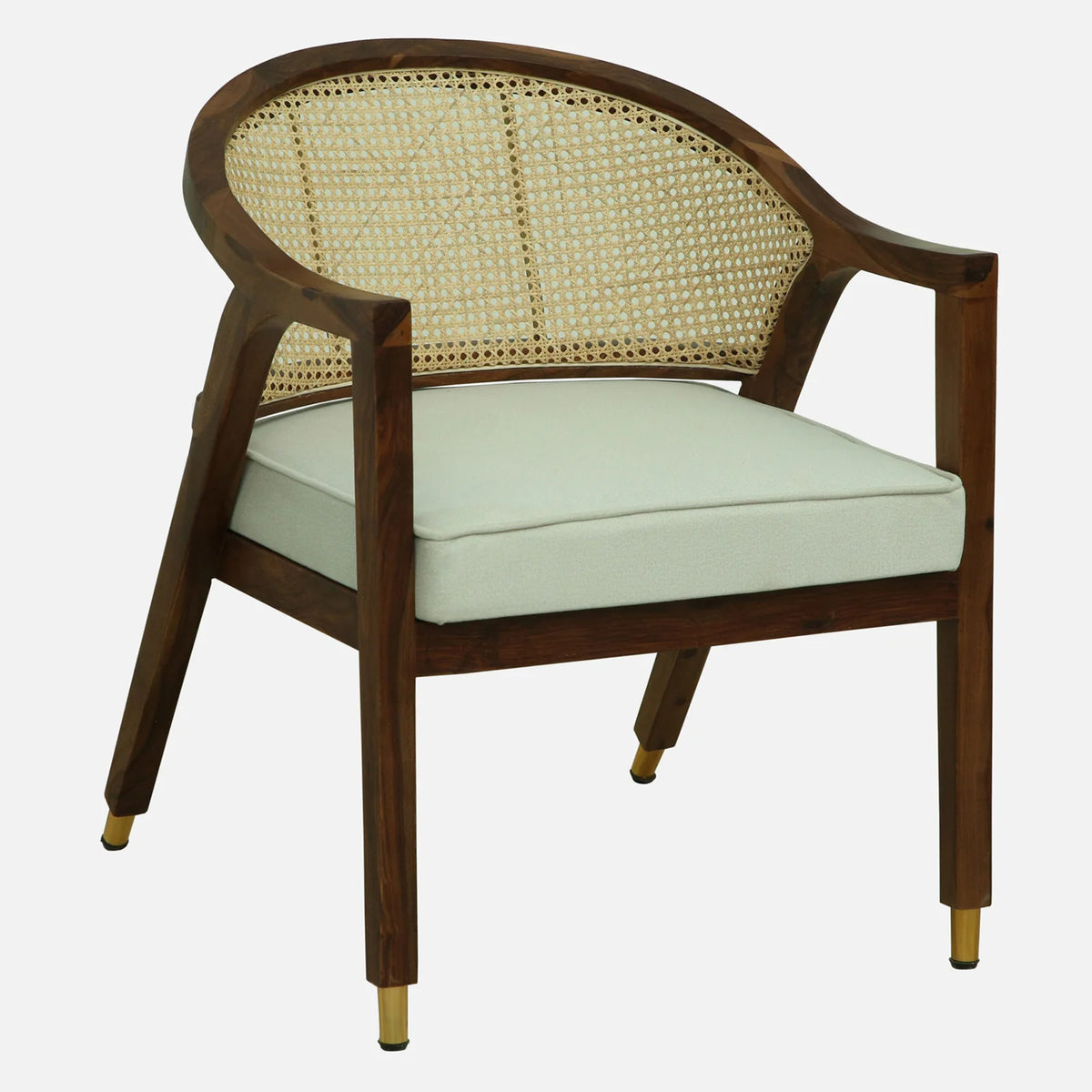 Malta Sheesham Wood Chairs In Provincial Teak Finish (Set Of 2)