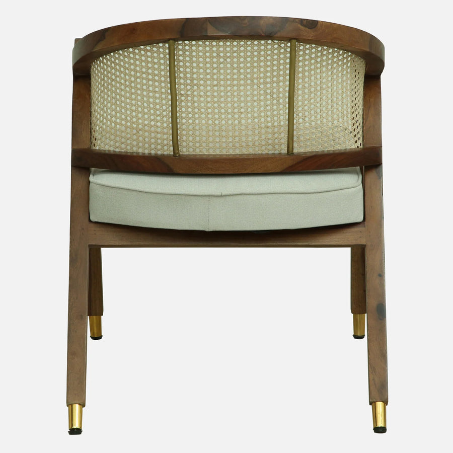 Malta Sheesham Wood Chairs In Provincial Teak Finish (Set Of 2)
