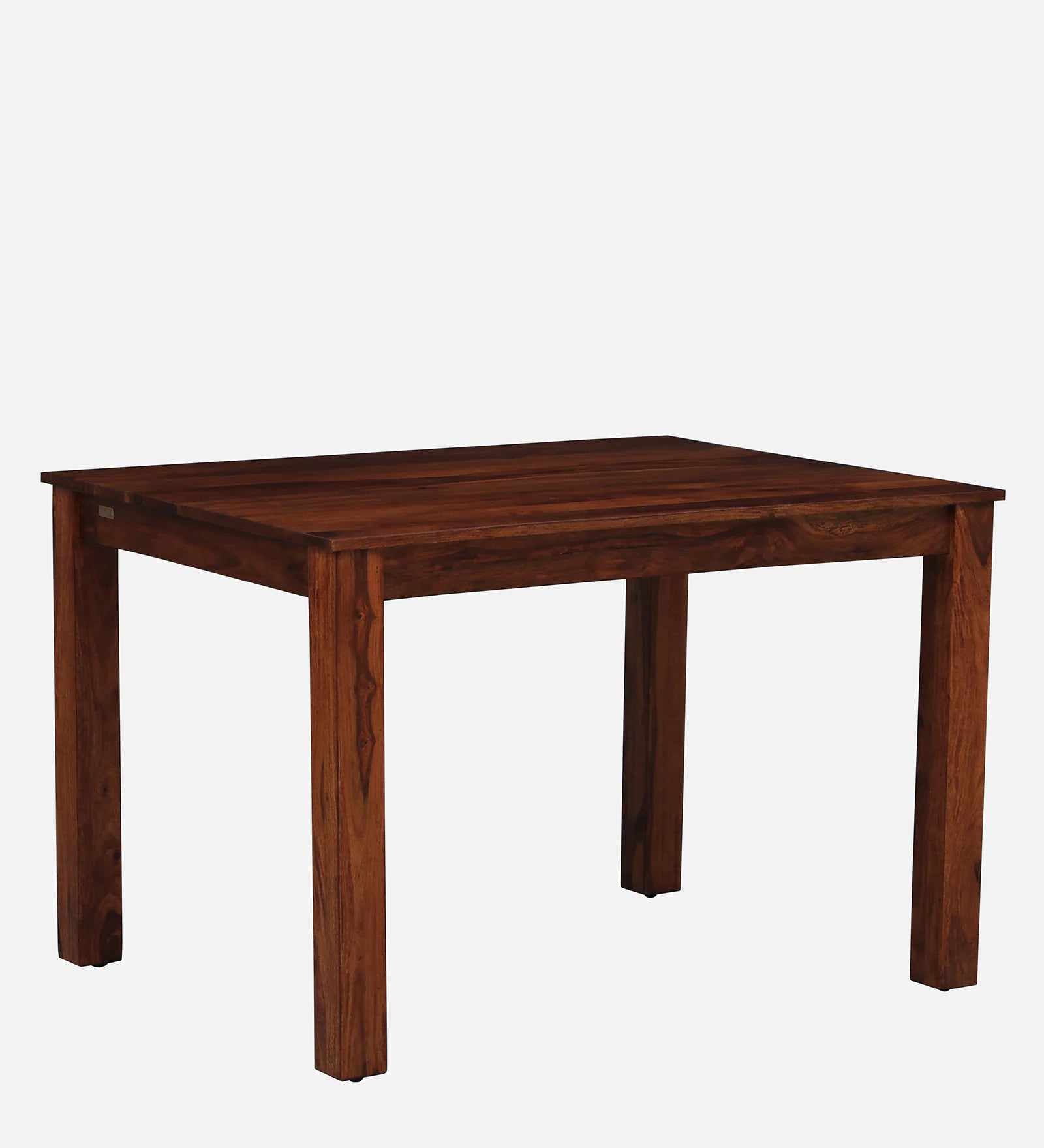 Ticky Sheesham Wood 4 Seater Dining Set In Scratch Resistant Honey Oak Finish - Febonic Living