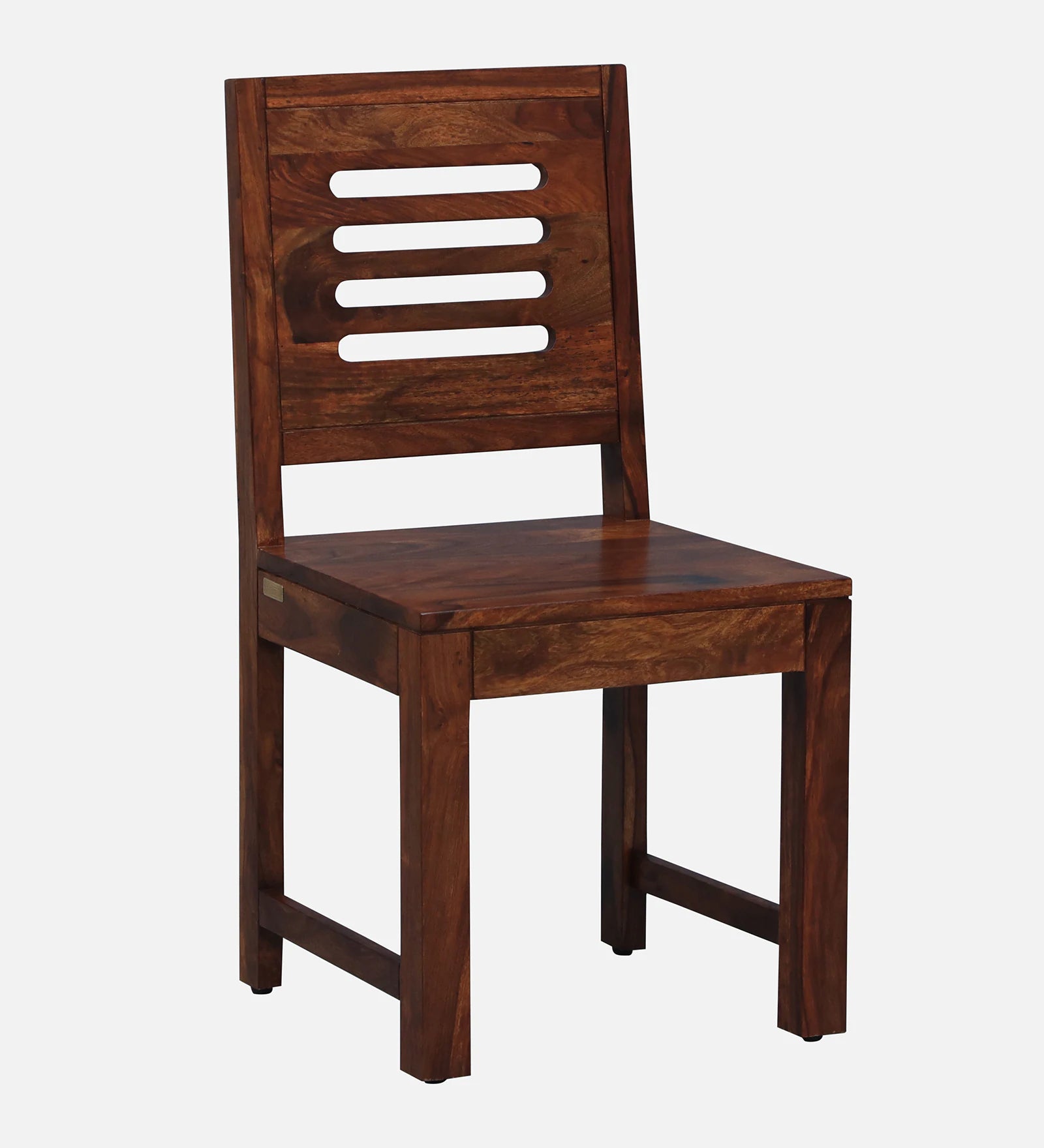 Ticky Sheesham Wood 4 Seater Dining Set In Scratch Resistant Honey Oak Finish - Febonic Living