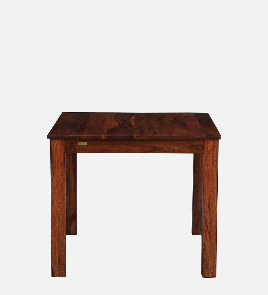 Ticky Sheesham Wood 4 Seater Dining Set In Scratch Resistant Honey Oak Finish - Febonic Living