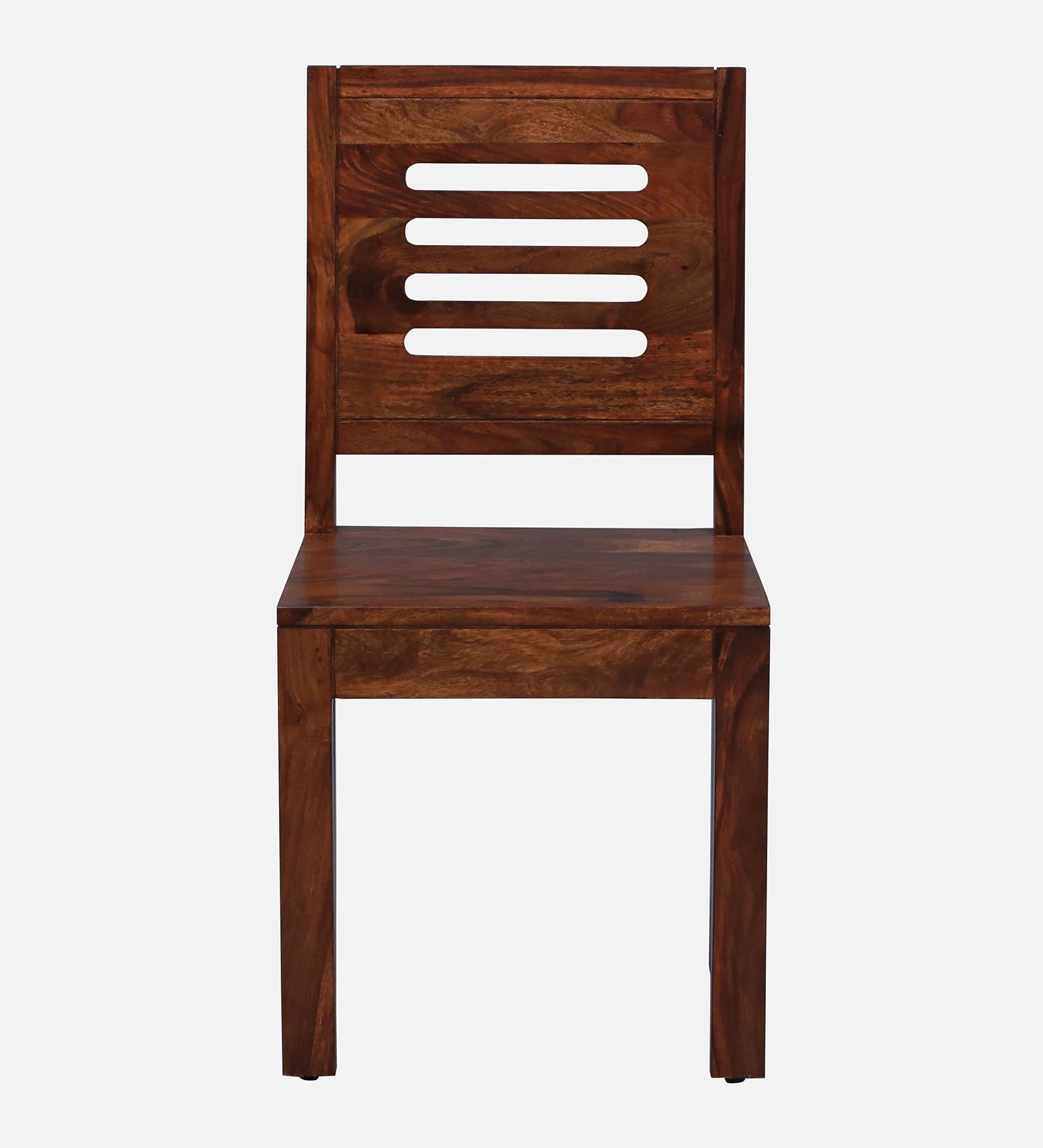 Ticky Sheesham Wood 4 Seater Dining Set In Scratch Resistant Honey Oak Finish - Febonic Living