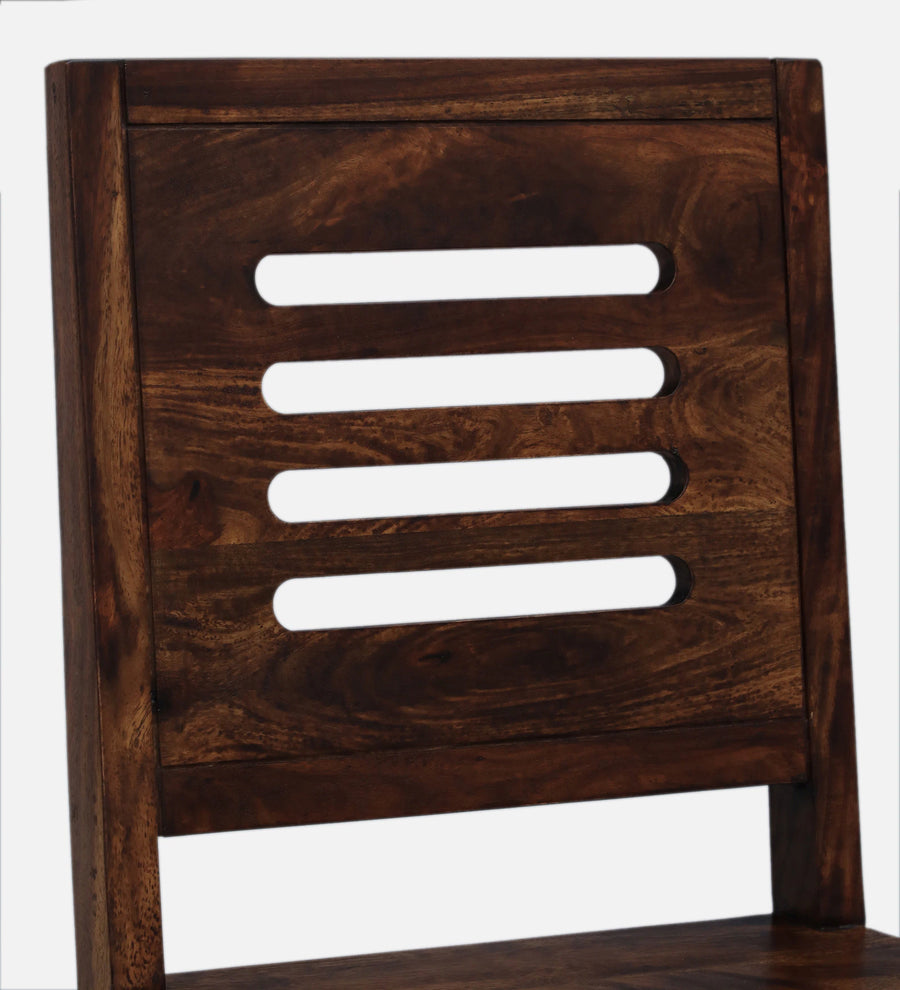 Ticky Sheesham Wood 4 Seater Dining Set In Scratch Resistant Provincial Teak Finish - Febonic Living