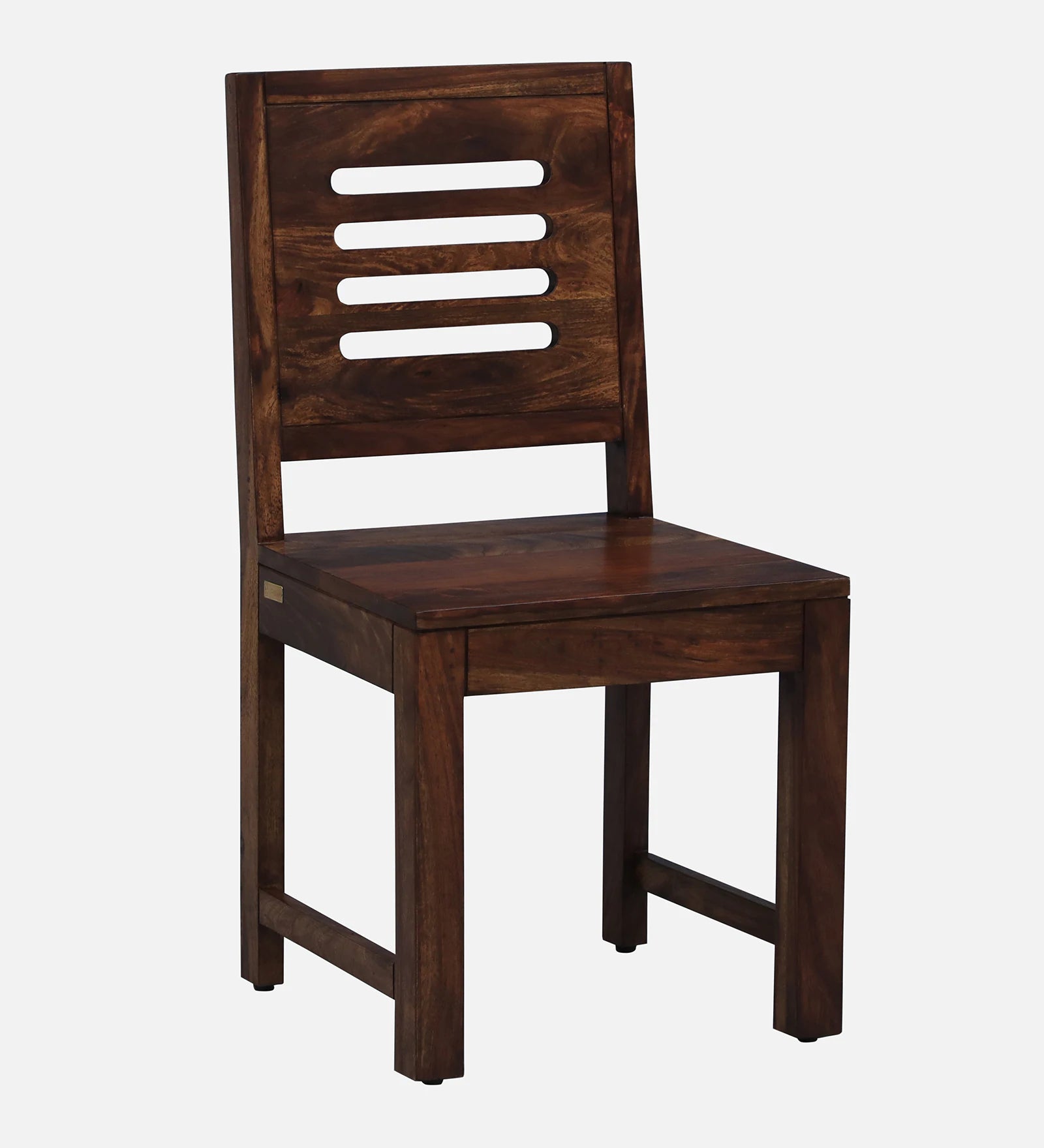 Ticky Sheesham Wood 4 Seater Dining Set In Scratch Resistant Provincial Teak Finish - Febonic Living