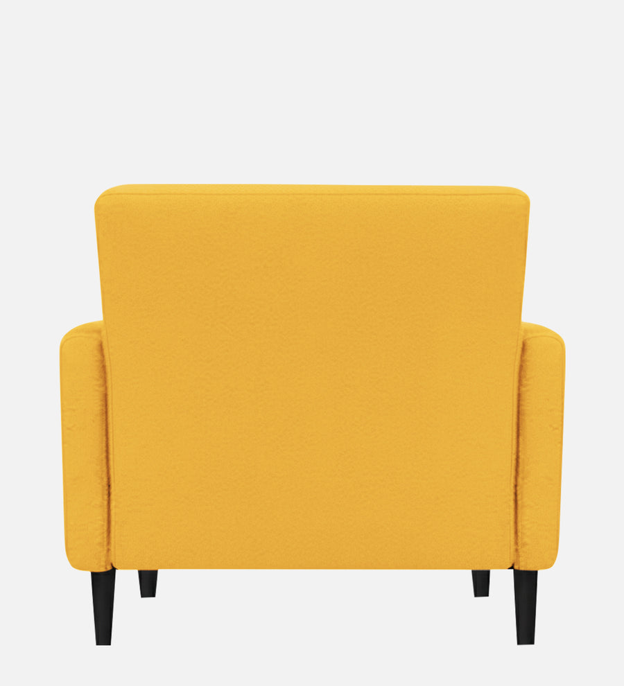 Marq Fabric 1 Seater Sofa In Bold Yellow Colour - Febonic Living