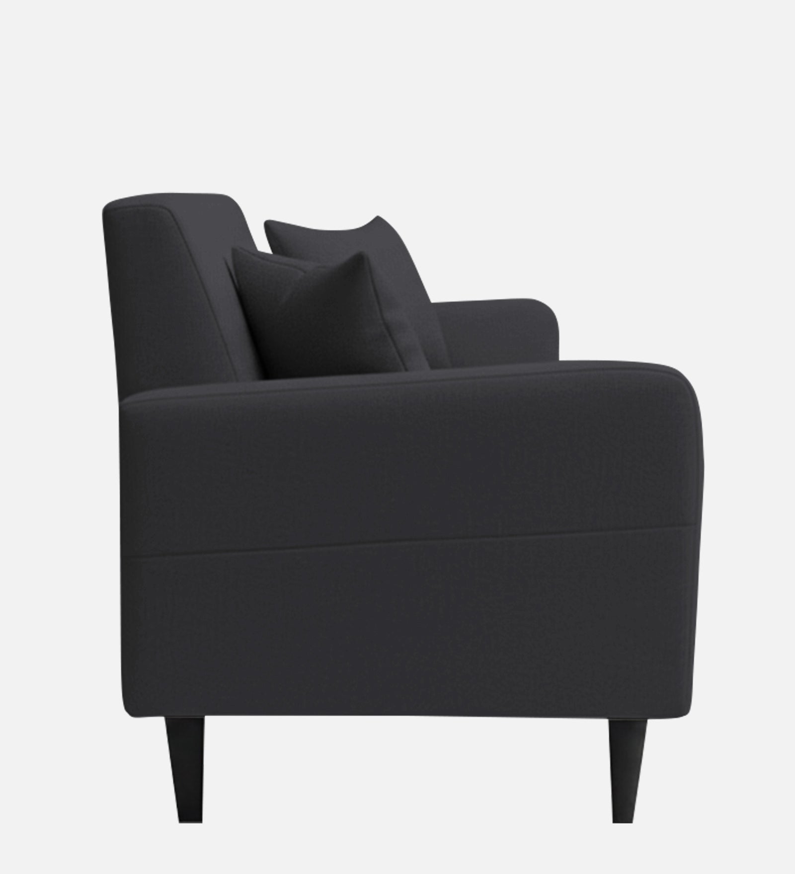 Marq Fabric 1 Seater Sofa In Charcoal Grey Colour - Febonic Living