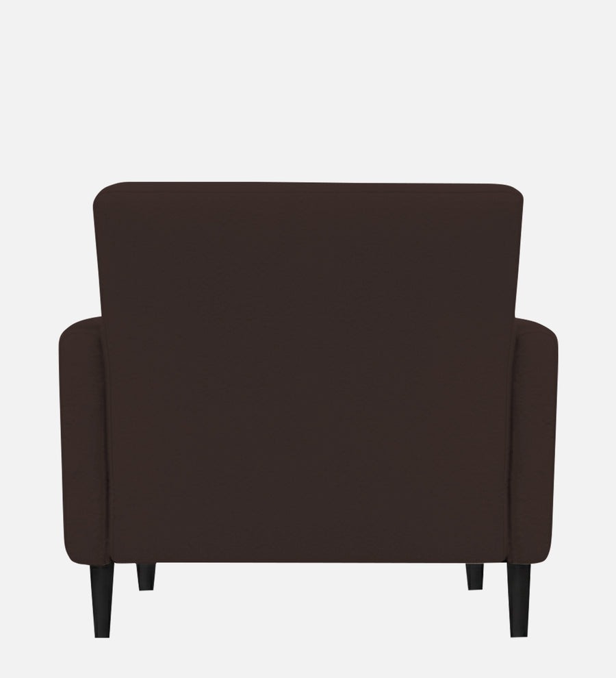 Marq Fabric 1 Seater Sofa In Coffee Brown Colour - Febonic Living