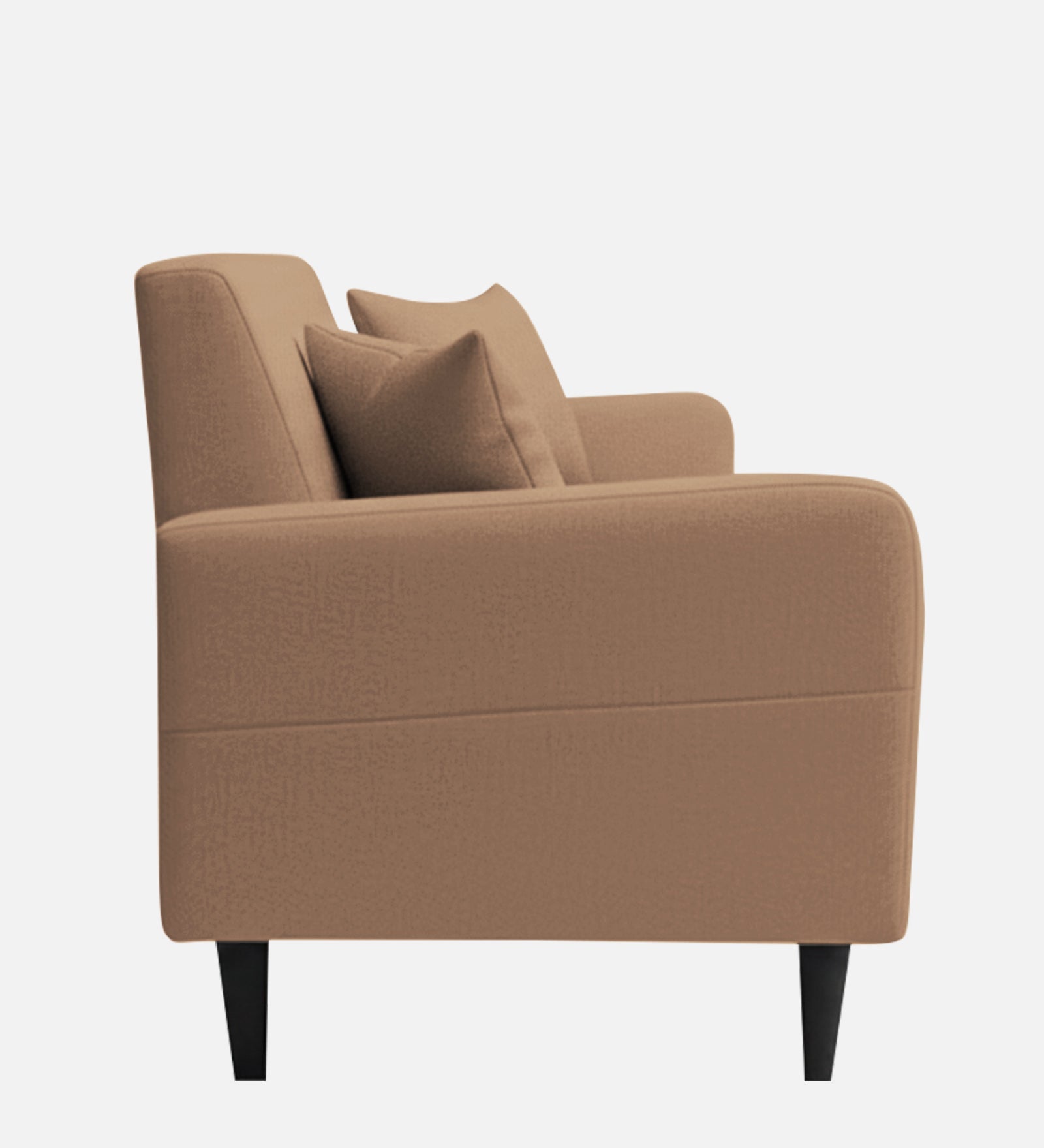 Marq Fabric 1 Seater Sofa In Cosmic Beige Colour - Febonic Living