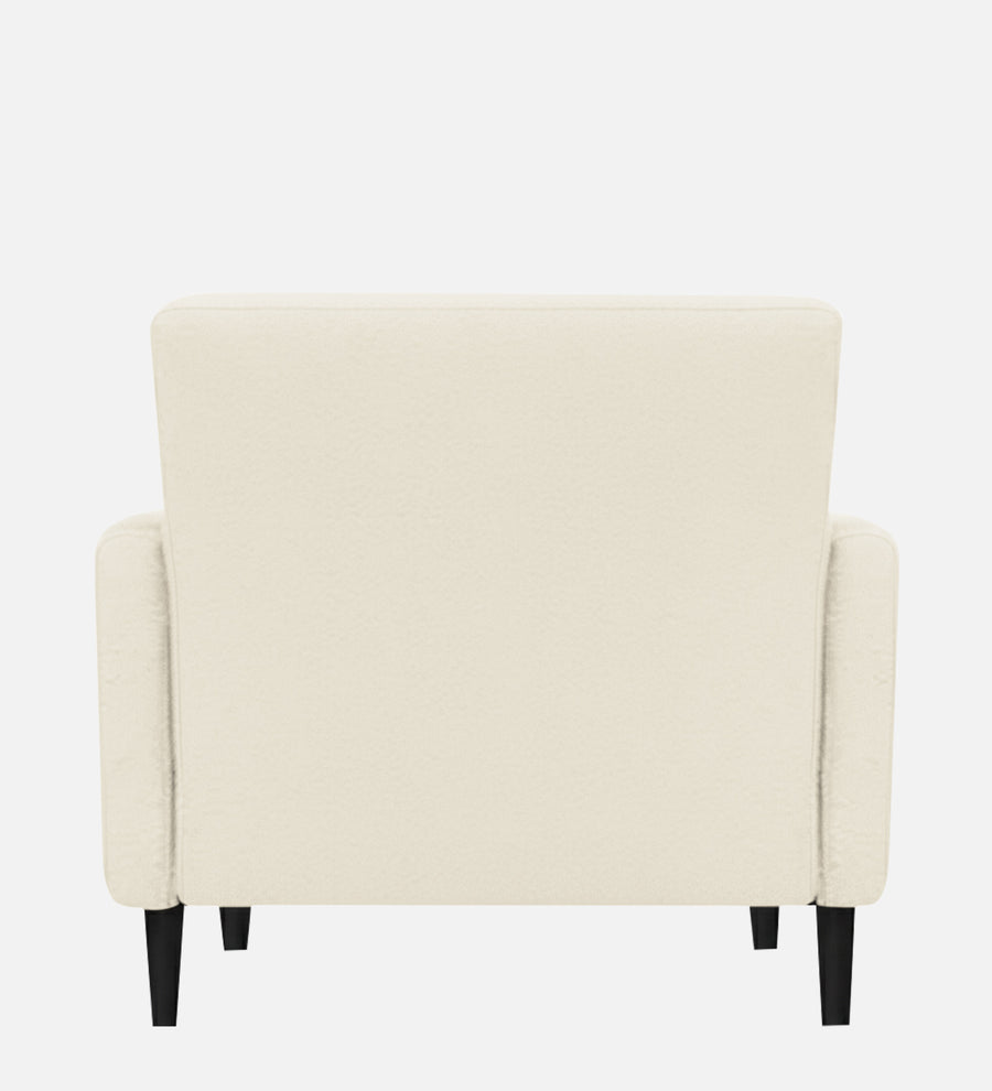Marq Fabric 1 Seater Sofa In Ivory Cream Colour - Febonic Living