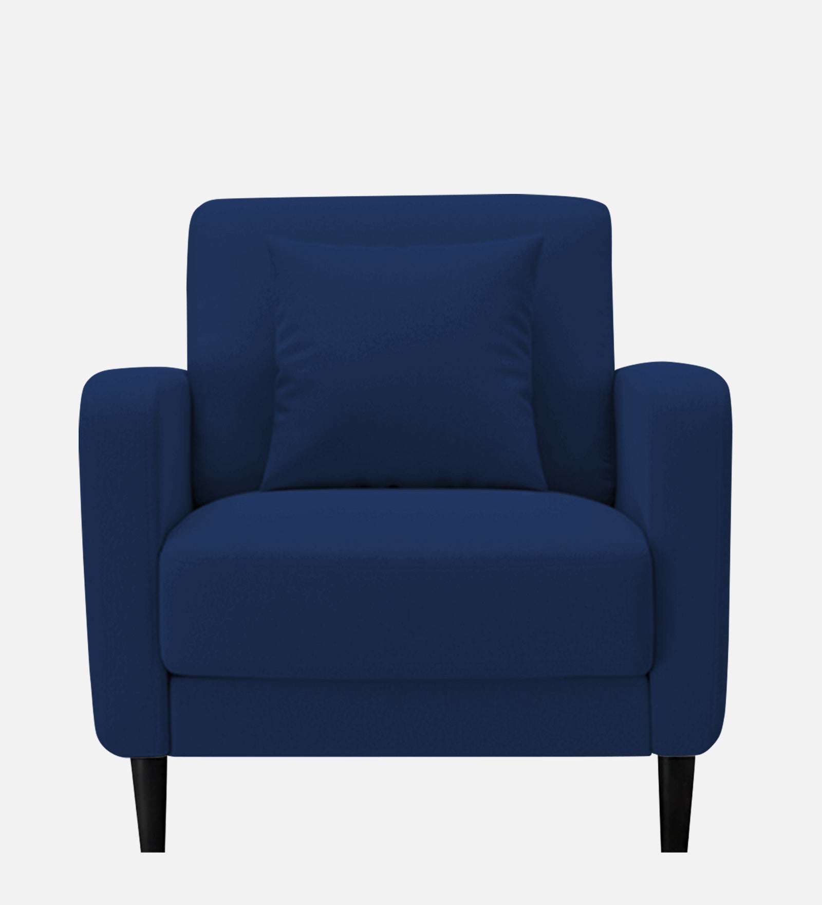 Marq Fabric 1 Seater Sofa In Royal Blue Colour - Febonic Living