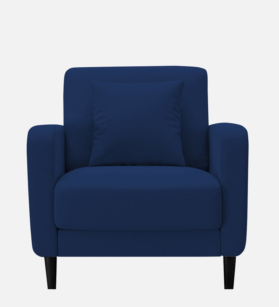 Marq Fabric 1 Seater Sofa In Royal Blue Colour - Febonic Living