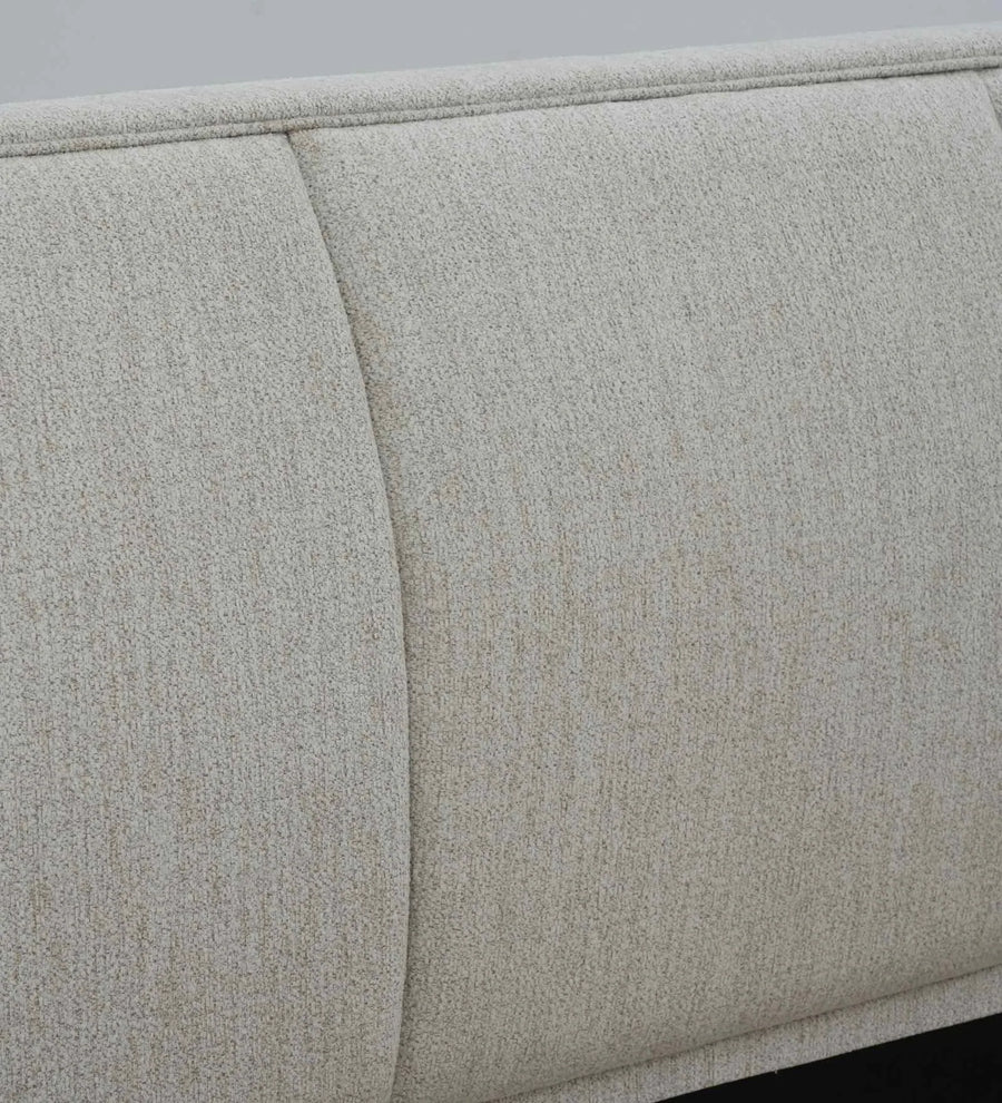 Marsa Fabric Upholstered King Size Bed In Lit Grey Colour - Febonic Living