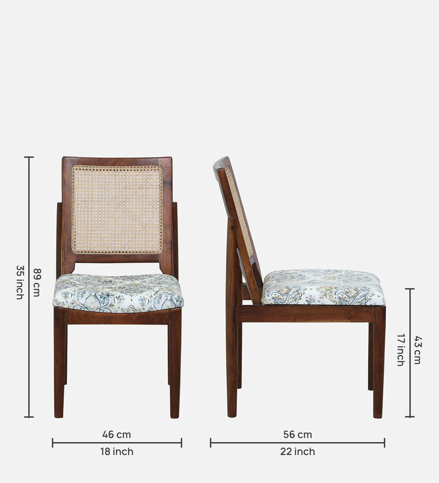 Quito Sheesham Wood Dining Chair In Scratch Resistant Provincial Teak Finish - Febonic Living