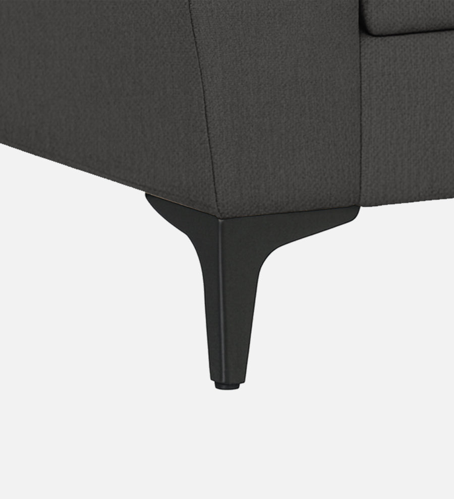 Melaan Fabric 1 Seater Sofa In Charcoal Grey Colour - Febonic Living