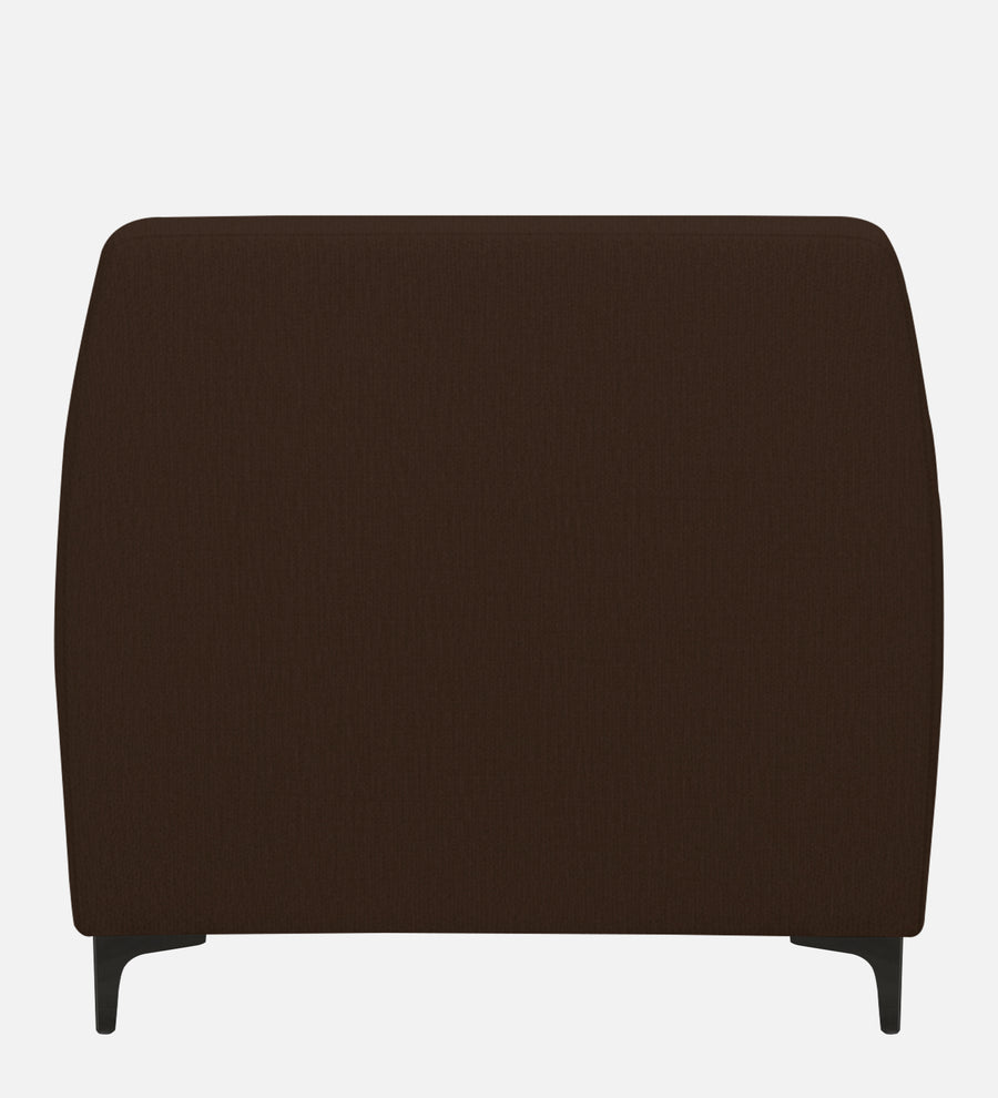 Melaan Fabric 1 Seater Sofa In Coffee Brown Colour - Febonic Living