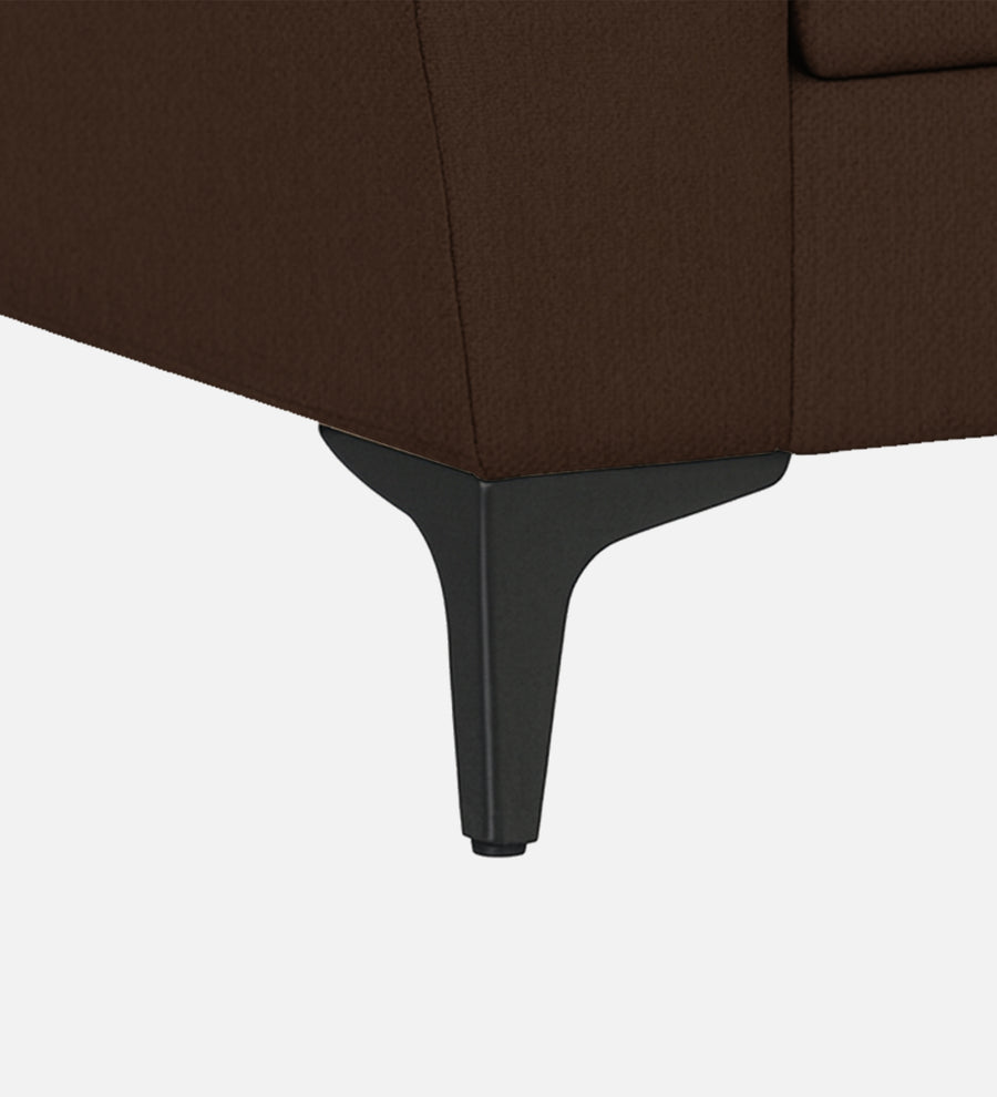 Melaan Fabric 1 Seater Sofa In Coffee Brown Colour - Febonic Living