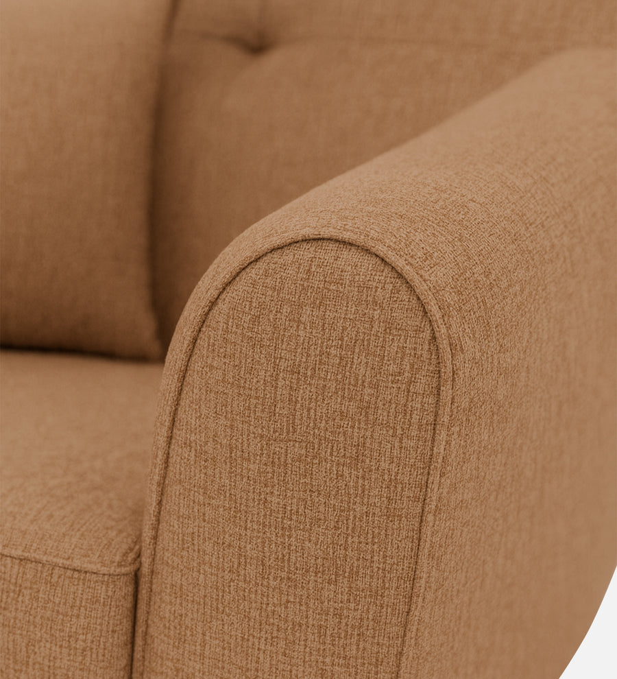 Melaan Fabric 1 Seater Sofa In Cosmic Beige Colour - Febonic Living