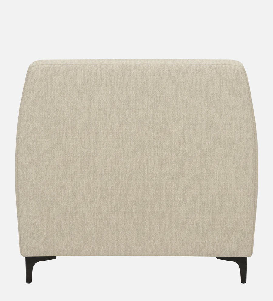 Melaan Fabric 1 Seater Sofa In Ivory Cream Colour - Febonic Living