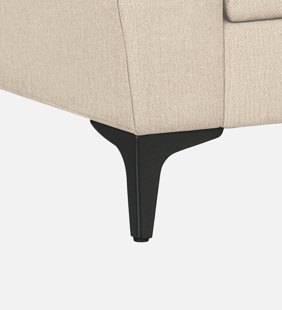 Melaan Fabric 1 Seater Sofa In Ivory Cream Colour - Febonic Living