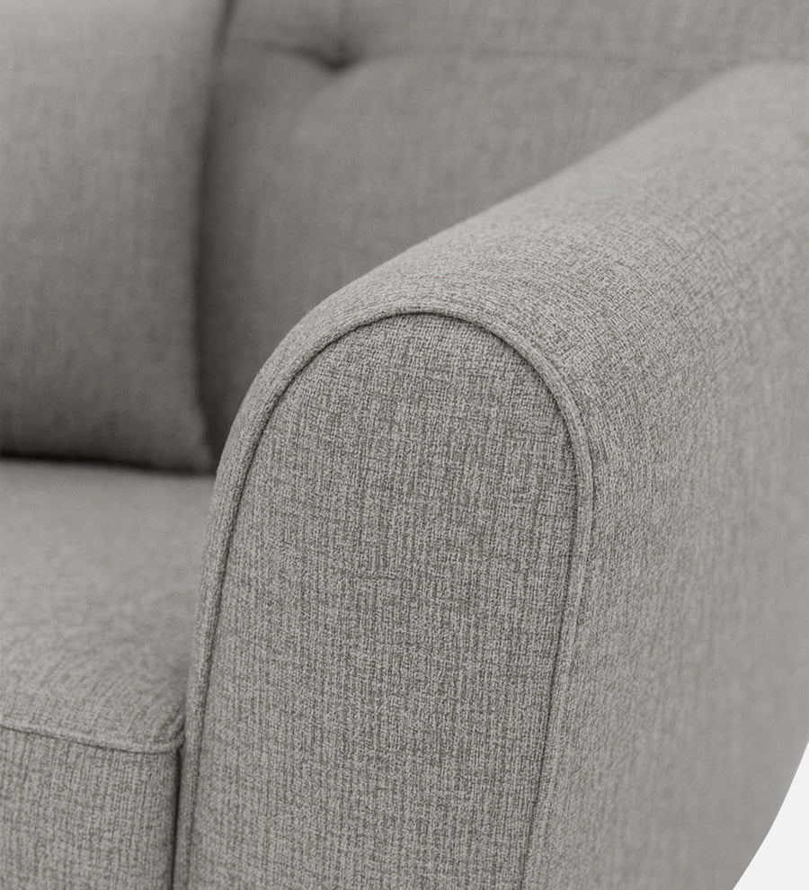 Melaan Fabric 1 Seater Sofa In Lit Grey Colour - Febonic Living
