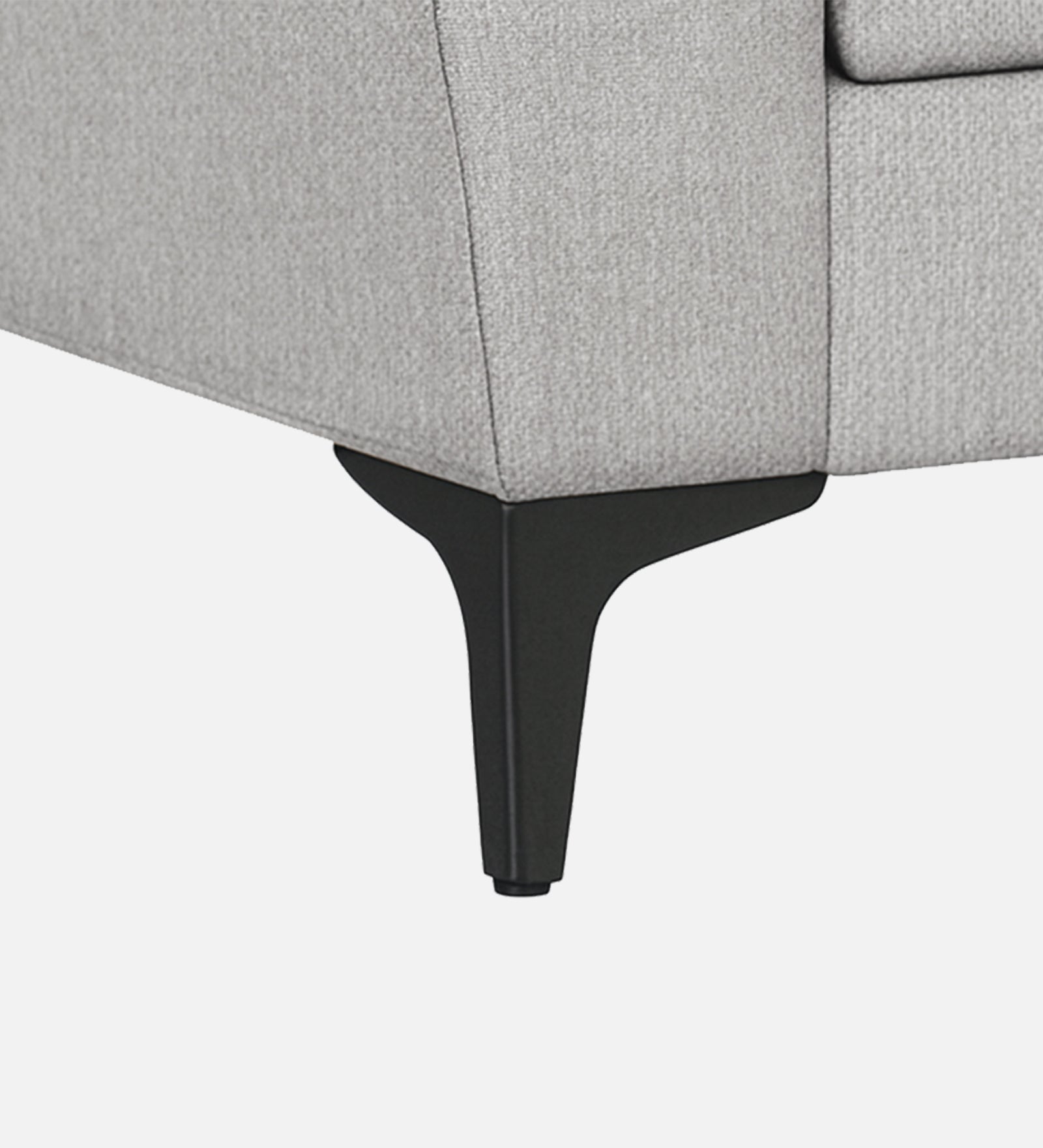 Melaan Fabric 1 Seater Sofa In Lit Grey Colour - Febonic Living