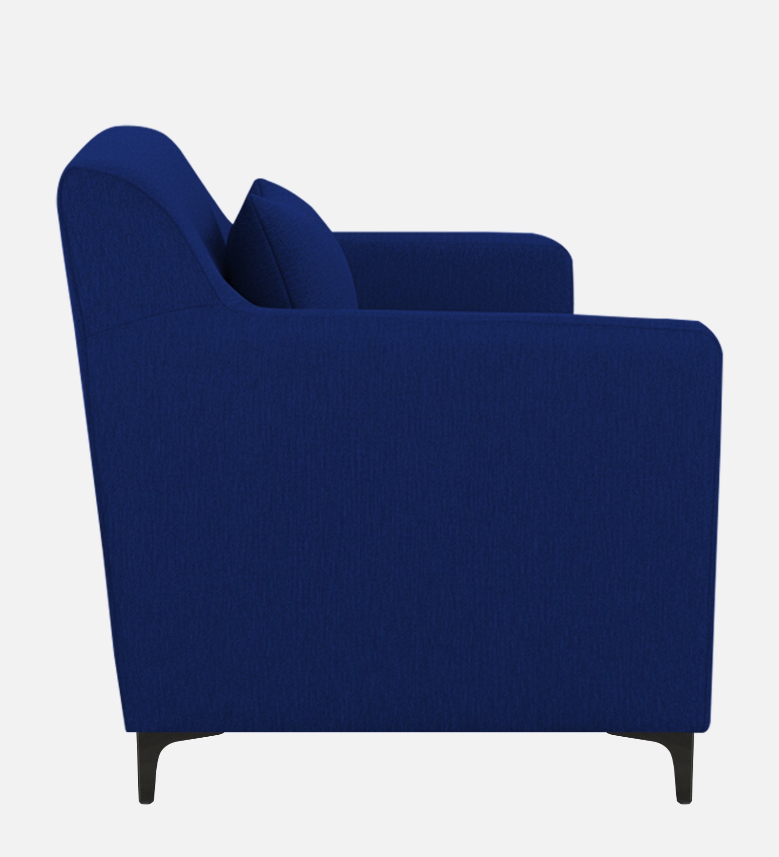 Melaan Fabric 1 Seater Sofa In Royal Blue Colour - Febonic Living