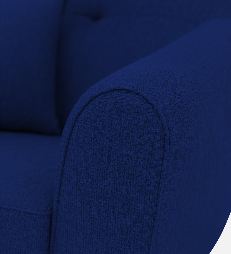 Melaan Fabric 1 Seater Sofa In Royal Blue Colour - Febonic Living