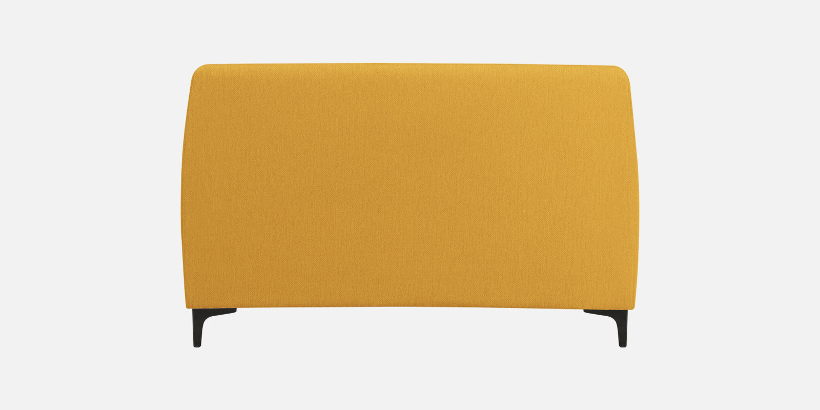 Melaan Fabric 2 Seater Sofa In Bold Yellow Colour - Febonic Living