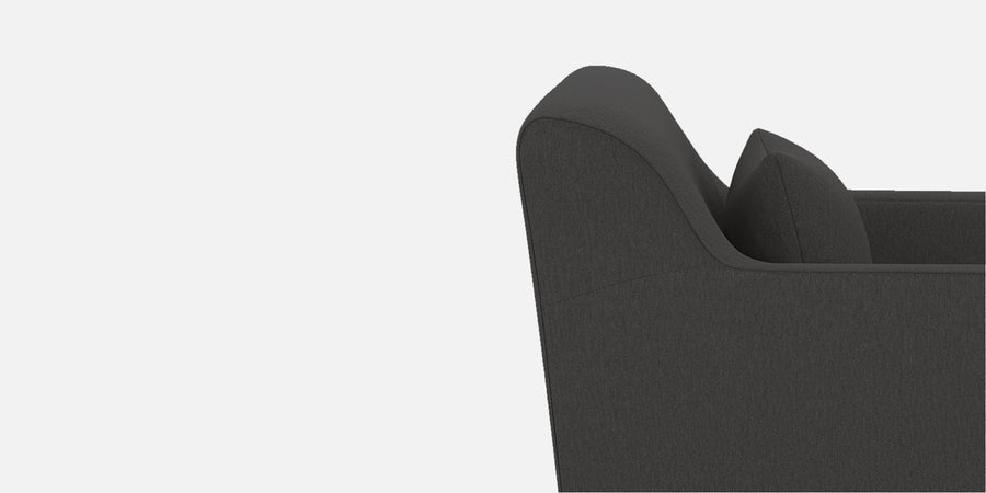 Melaan Fabric 2 Seater Sofa In Charcoal Grey Colour - Febonic Living