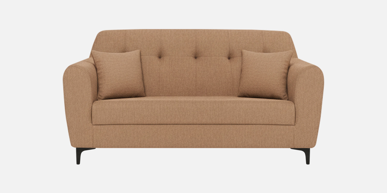 Melaan Fabric 2 Seater Sofa In Cosmic Beige Colour - Febonic Living
