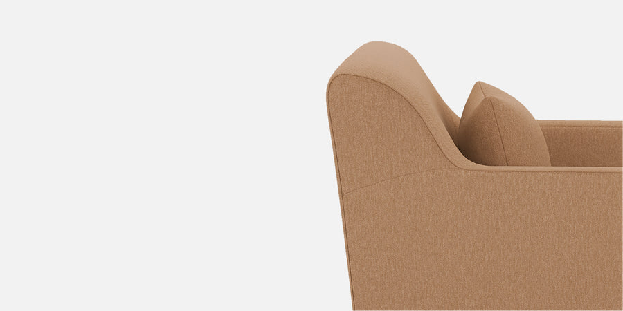 Melaan Fabric 2 Seater Sofa In Cosmic Beige Colour - Febonic Living