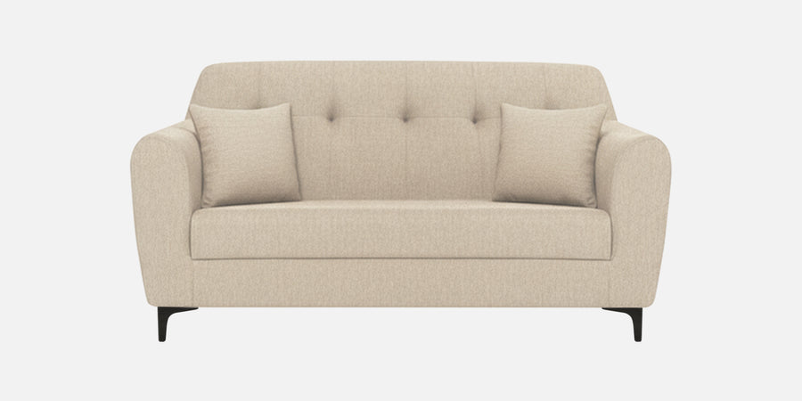 Melaan Fabric 2 Seater Sofa In Ivory Cream Colour - Febonic Living