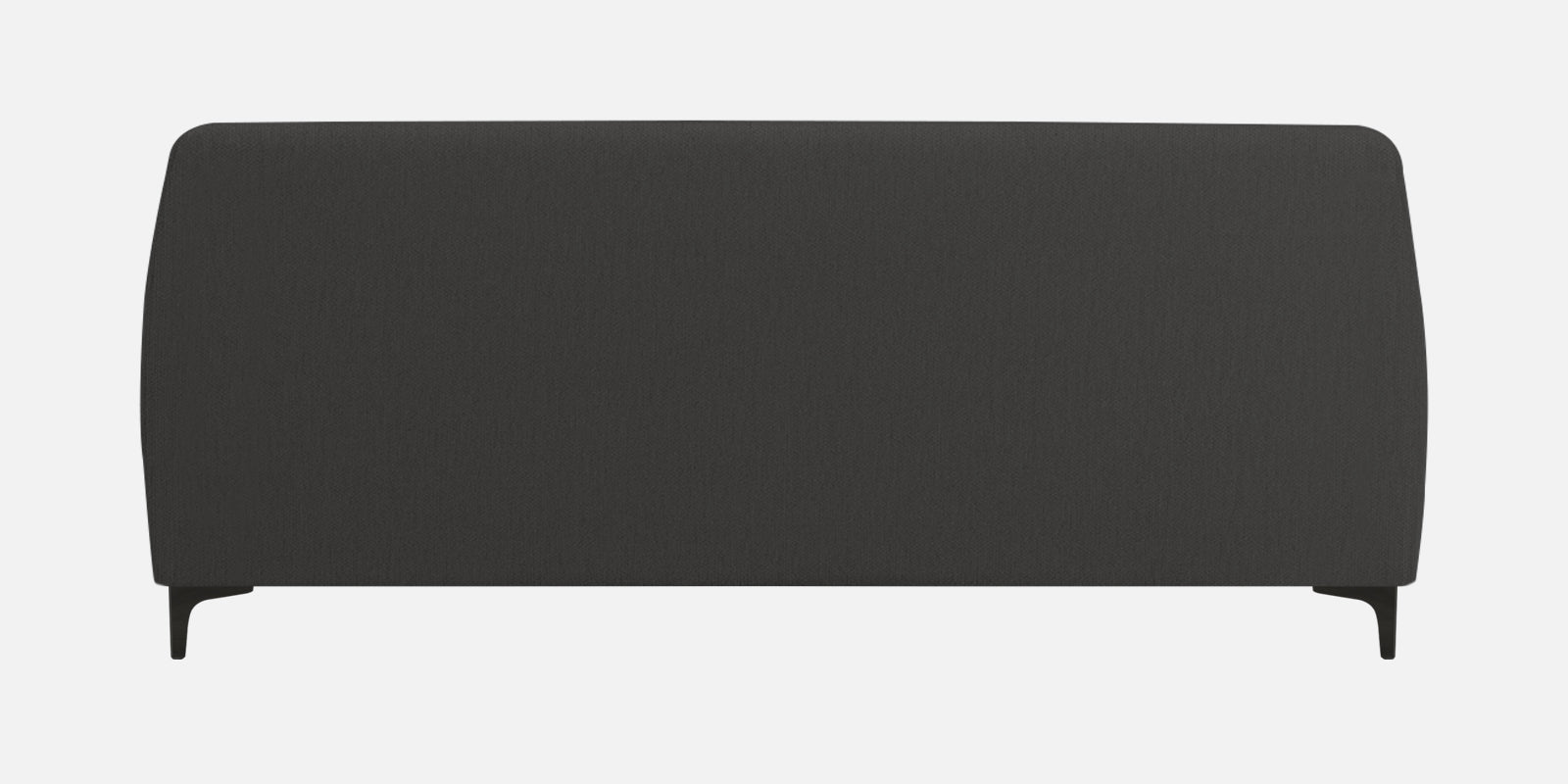 Melaan Fabric 3 Seater Sofa In Charcoal Grey Colour