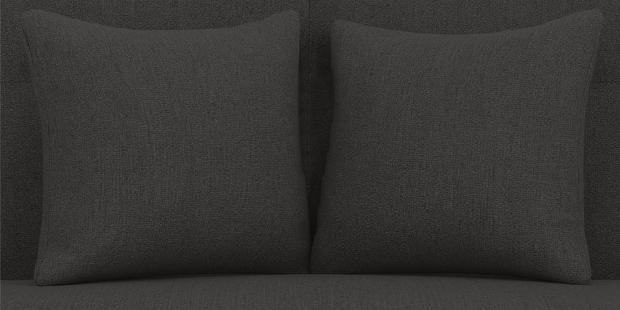 Melaan Fabric 3 Seater Sofa In Charcoal Grey Colour - Febonic Living