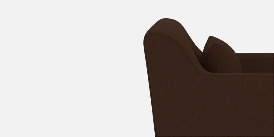 Melaan Fabric 3 Seater Sofa In Coffee Brown Colour - Febonic Living