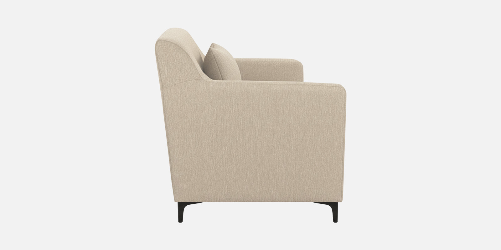 Melaan Fabric 3 Seater Sofa In Ivory Cream Colour