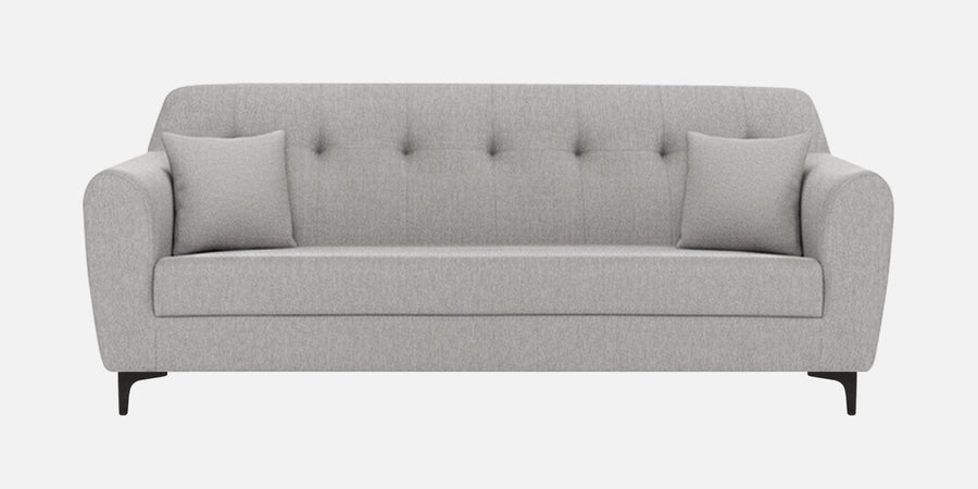 Melaan Fabric 3 Seater Sofa In Lit Grey Colour - Febonic Living