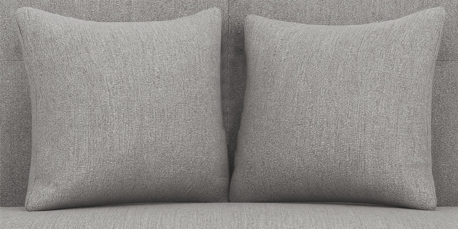 Melaan Fabric 3 Seater Sofa In Lit Grey Colour - Febonic Living
