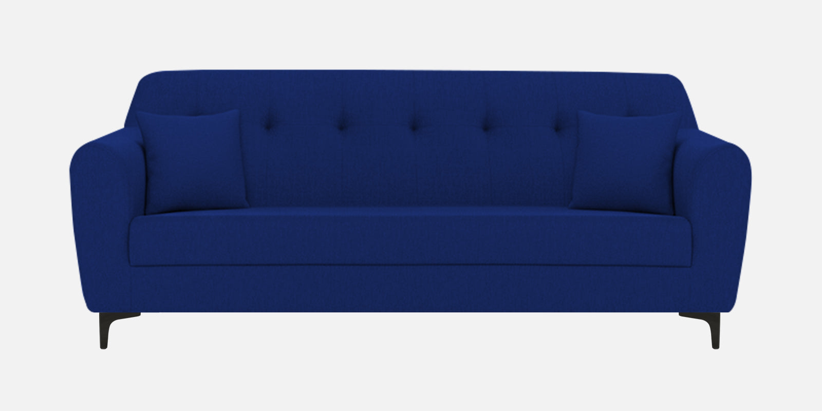 Melaan Fabric 3 Seater Sofa In Royal Blue Colour