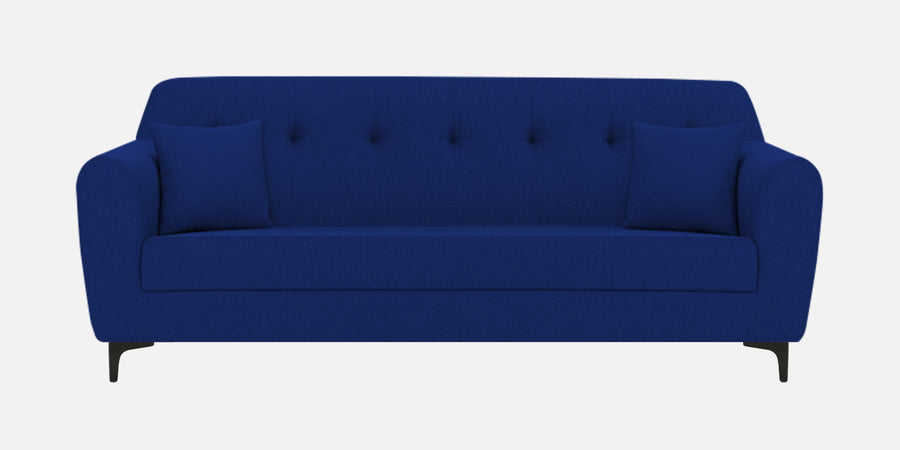 Melaan Fabric 3 Seater Sofa In Royal Blue Colour - Febonic Living