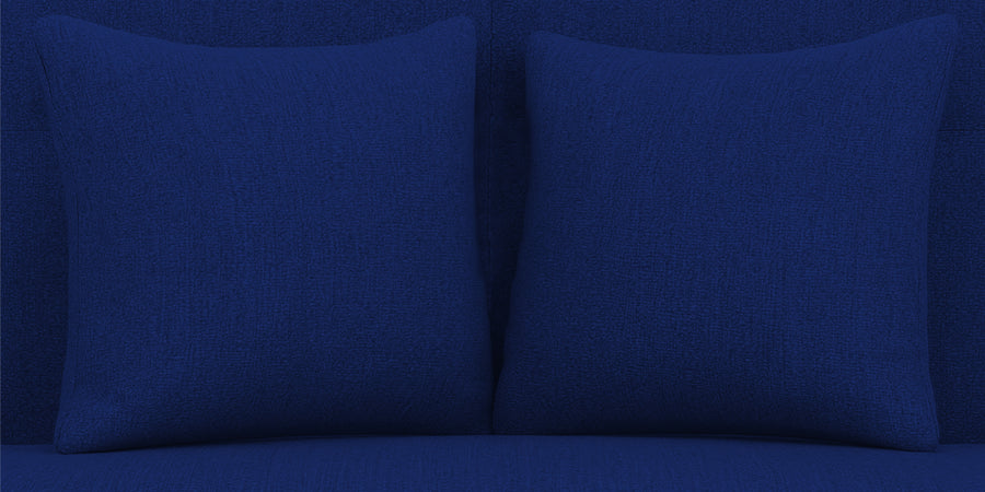 Melaan Fabric 3 Seater Sofa In Royal Blue Colour - Febonic Living