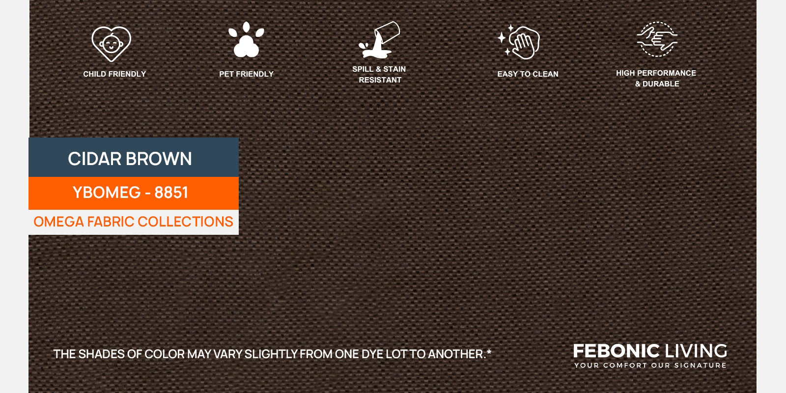 Melano Fabric 3 Seater Convertible Sofa Cum Bed In Cidar Brown Colour