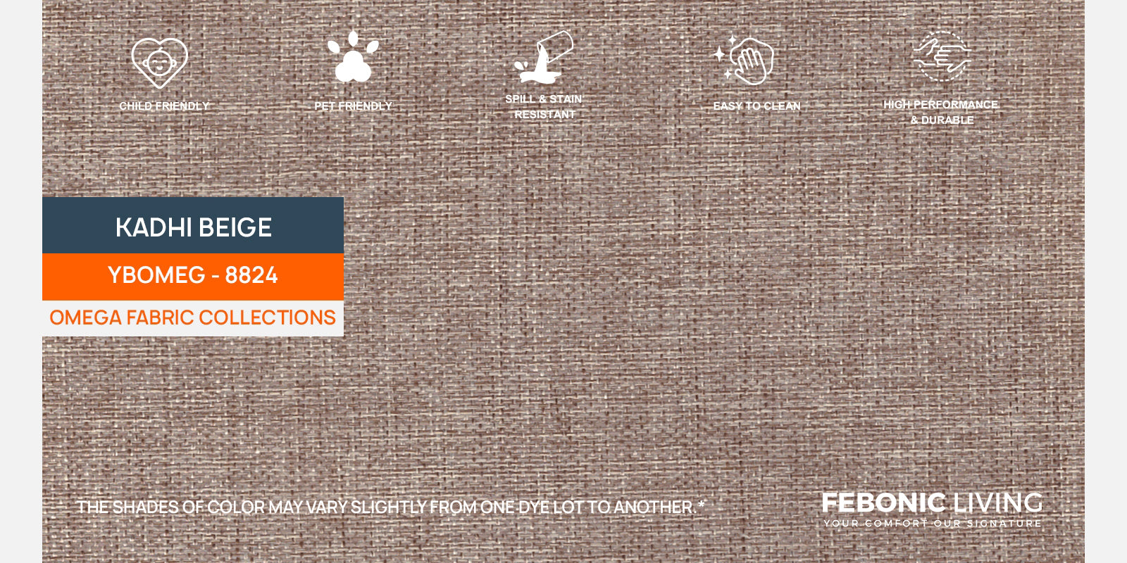 Melano Fabric 3 Seater Convertible Sofa Cum Bed In Kadhi Beige Colour