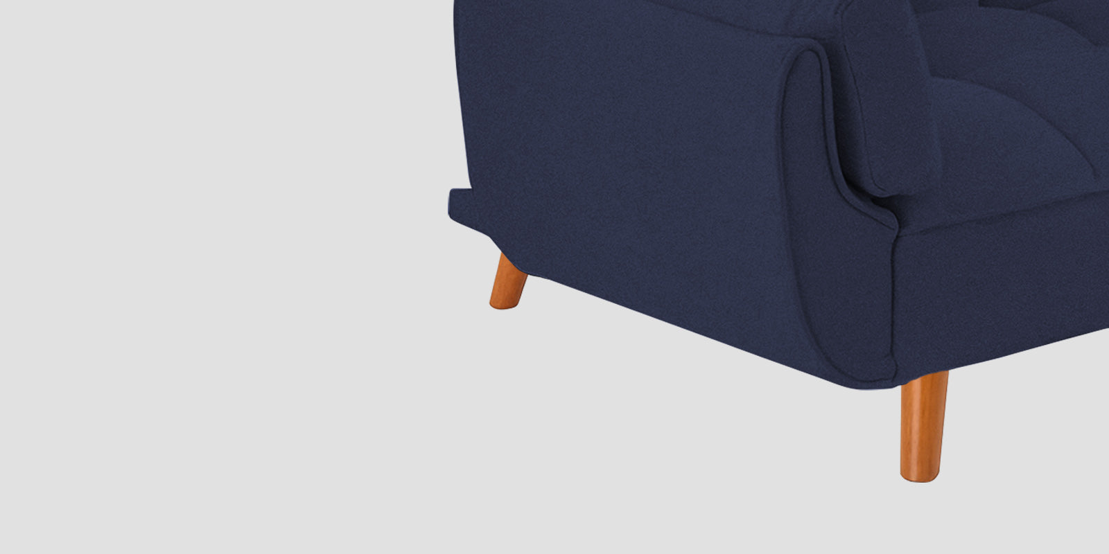 Melano Fabric 3 Seater Convertible Sofa Cum Bed In Slate Blue Colour