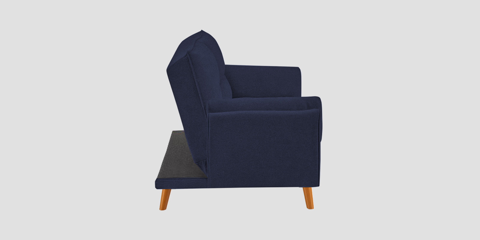 Melano Fabric 3 Seater Convertible Sofa Cum Bed In Slate Blue Colour