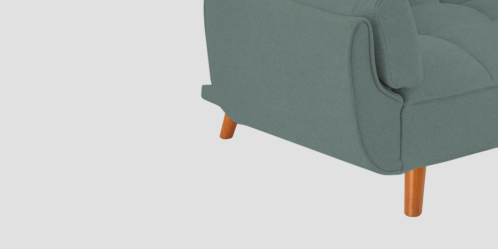 Melano Fabric 3 Seater Convertible Sofa Cum Bed In Suka Blue Colour