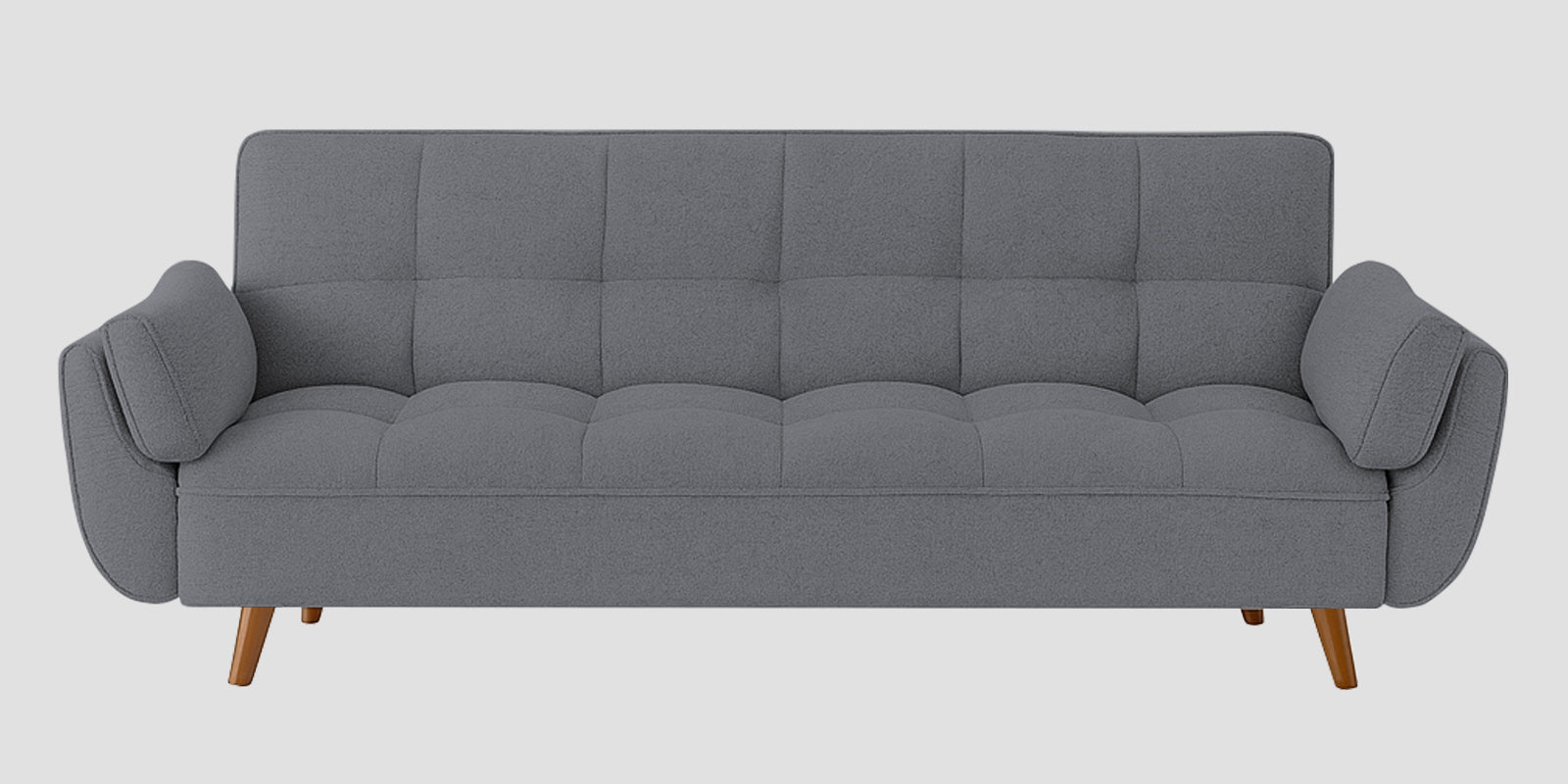Melano Fabric 3 Seater Sofa In Chalk Grey Colour