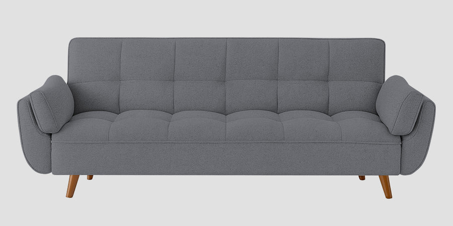 Melano Fabric 3 Seater Sofa In Chalk Grey Colour - Febonic Living