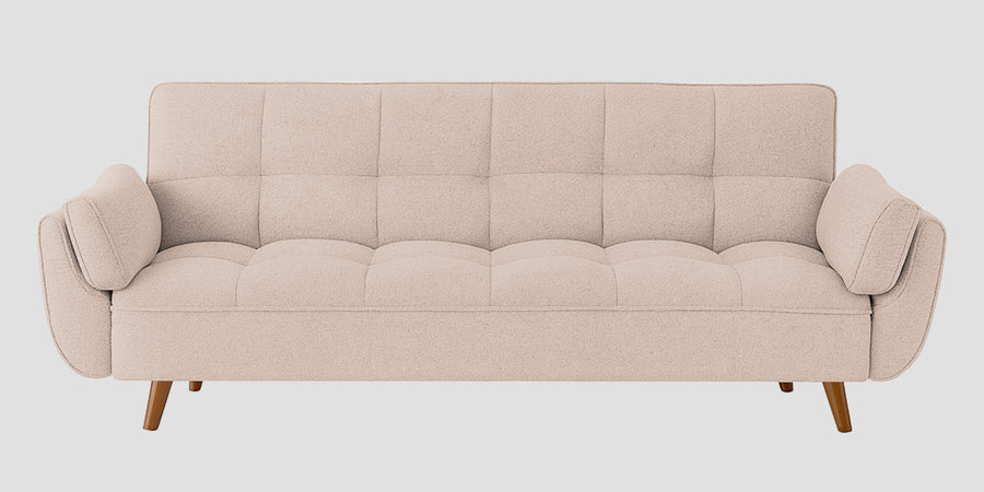 Melano Fabric 3 Seater Sofa In Maple Cream Colour - Febonic Living
